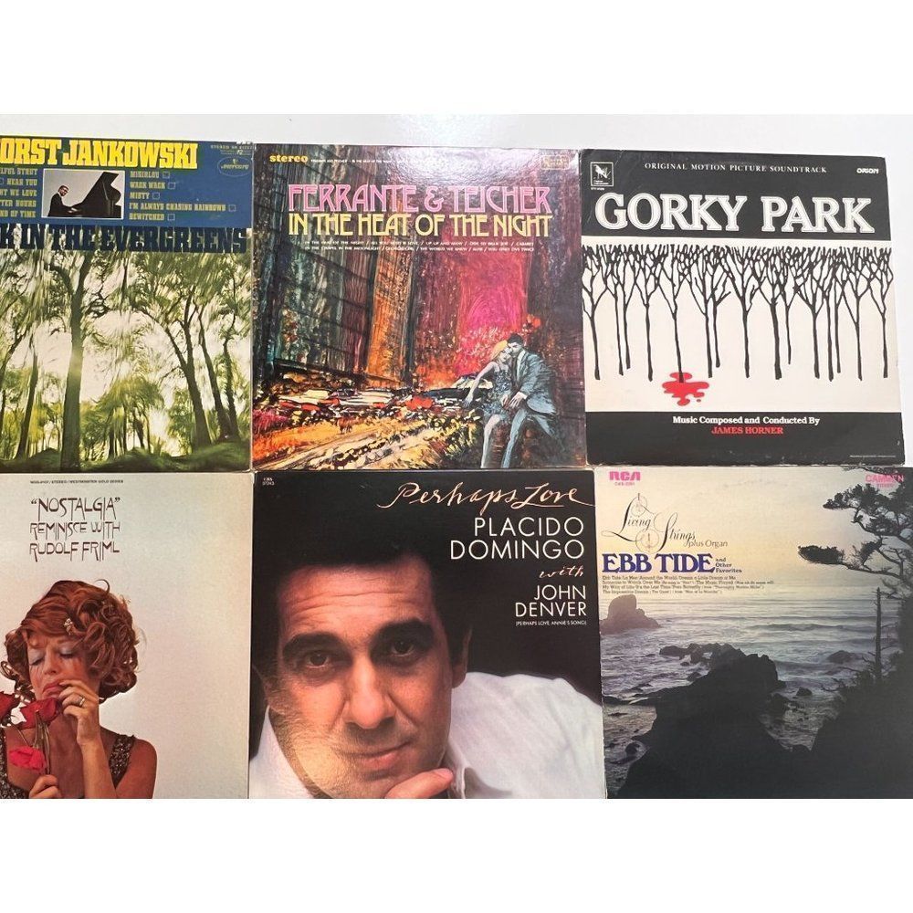 Horst Jankowski Nostalgia Gorky Park Johnh Denver Record Music Lot Of Six